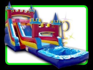 Picture Of Fifteen Foot 15 castle water slide