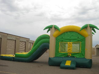 Picture of the Tropical 3 in 1 Jump and Slide